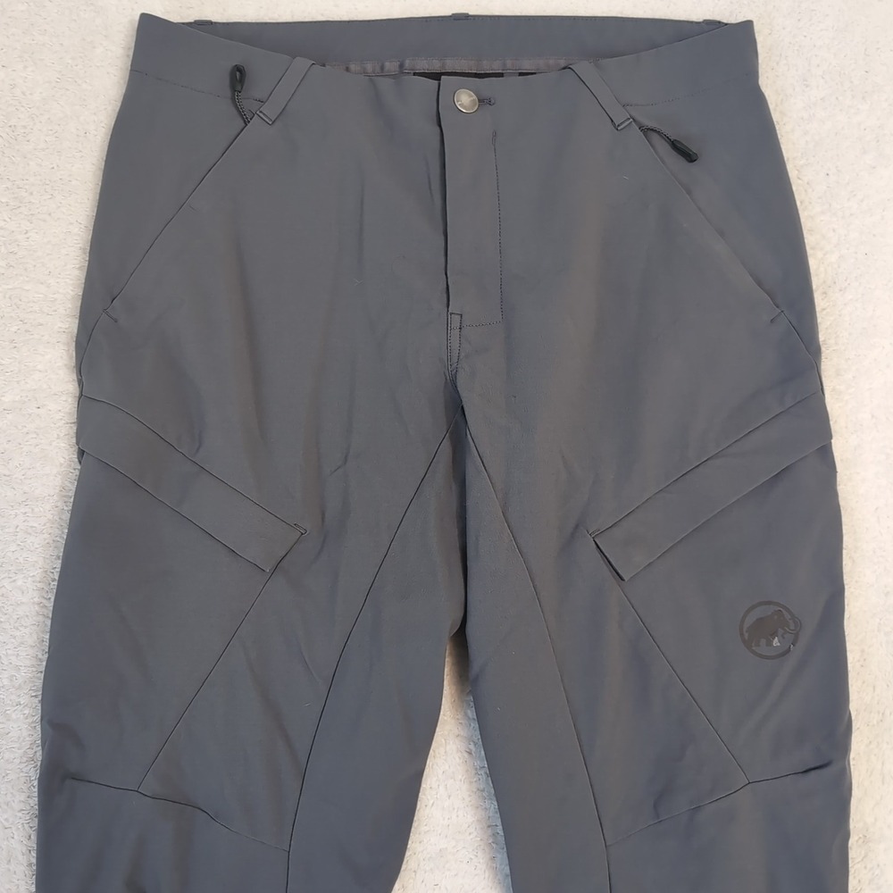 Mammut Zinal Hiking‎ Outdoor Watter-Repellent Pants Women's 32"X32" Gray Nylon